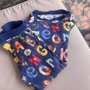 Little sleepies bamboo 2T  Alphabet Pajama Set